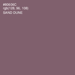#80606C - Sand Dune Color Image