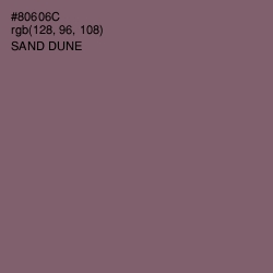 #80606C - Sand Dune Color Image