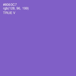 #8060C7 - True V Color Image