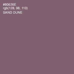 #80626E - Sand Dune Color Image