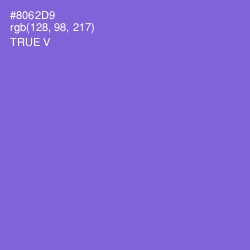 #8062D9 - True V Color Image