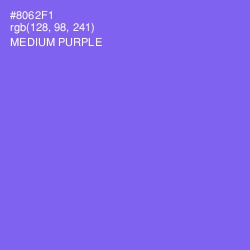 #8062F1 - Medium Purple Color Image