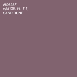 #80636F - Sand Dune Color Image