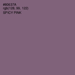 #80637A - Spicy Pink Color Image