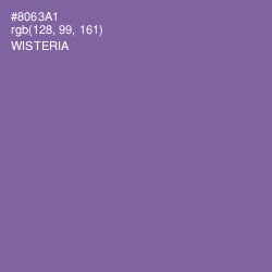 #8063A1 - Wisteria Color Image