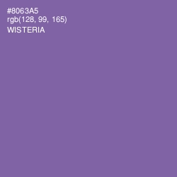 #8063A5 - Wisteria Color Image