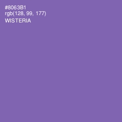 #8063B1 - Wisteria Color Image