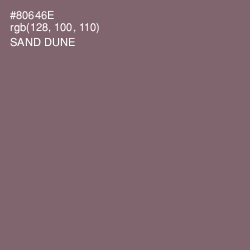 #80646E - Sand Dune Color Image