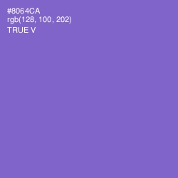 #8064CA - True V Color Image