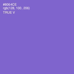 #8064CE - True V Color Image