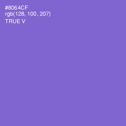 #8064CF - True V Color Image