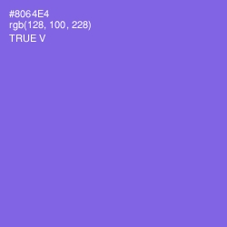 #8064E4 - True V Color Image