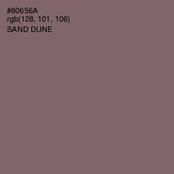 #80656A - Sand Dune Color Image