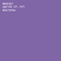 #8065A7 - Wisteria Color Image