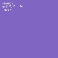#8065C2 - True V Color Image