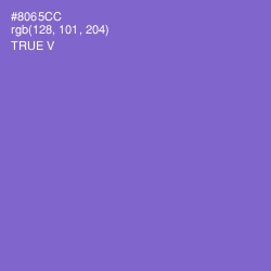 #8065CC - True V Color Image