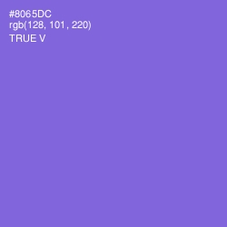 #8065DC - True V Color Image