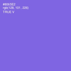 #8065E2 - True V Color Image