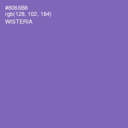 #8066B8 - Wisteria Color Image