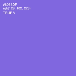 #8066DF - True V Color Image
