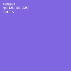 #8066E1 - True V Color Image