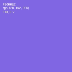 #8066E2 - True V Color Image