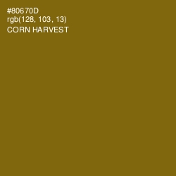 #80670D - Corn Harvest Color Image