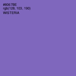 #8067BE - Wisteria Color Image