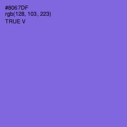 #8067DF - True V Color Image