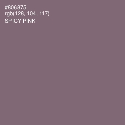 #806875 - Spicy Pink Color Image