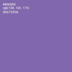 #8068AE - Wisteria Color Image