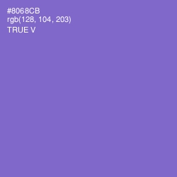 #8068CB - True V Color Image