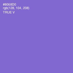 #8068D0 - True V Color Image