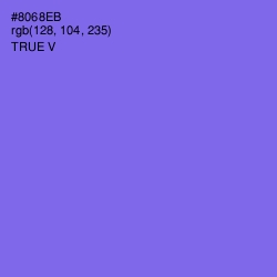 #8068EB - True V Color Image