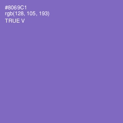 #8069C1 - True V Color Image
