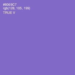 #8069C7 - True V Color Image