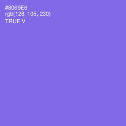 #8069E6 - True V Color Image