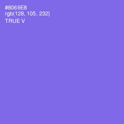 #8069E8 - True V Color Image