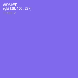 #8069ED - True V Color Image