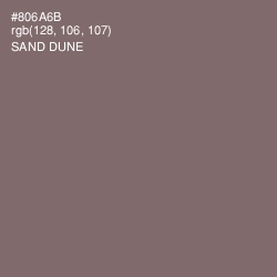 #806A6B - Sand Dune Color Image