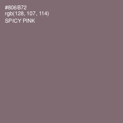 #806B72 - Spicy Pink Color Image