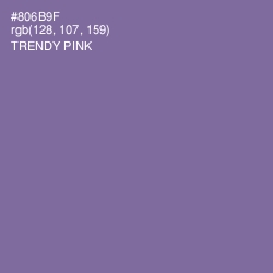 #806B9F - Trendy Pink Color Image