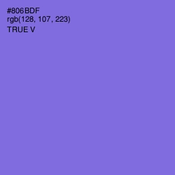 #806BDF - True V Color Image