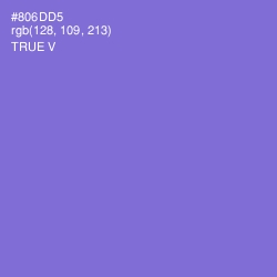 #806DD5 - True V Color Image