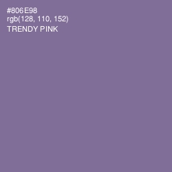 #806E98 - Trendy Pink Color Image