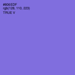#806EDF - True V Color Image