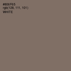 #806F65 - Sand Dune Color Image