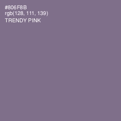 #806F8B - Trendy Pink Color Image