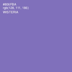 #806FBA - Wisteria Color Image