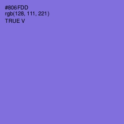 #806FDD - True V Color Image